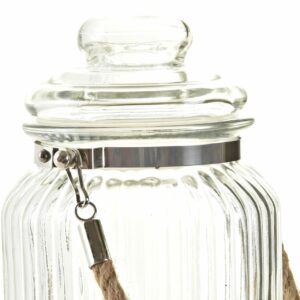 BOTE DE CRISTAL CON ASA DE CUERDA 1,3 L - Imagen 2