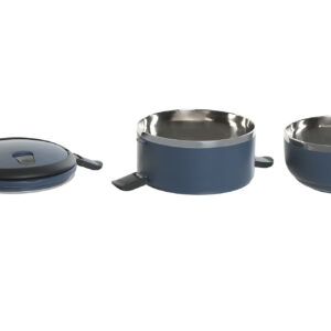 RECIPIENTE ALIMENTARIO DOBLE INOX PP COLOR BLANCO - Imagen 3